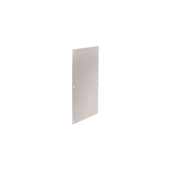 Yale Commercial Rockwood Push Plate, 8"L x 16"H, Satin Stainless Steel 85894 - main